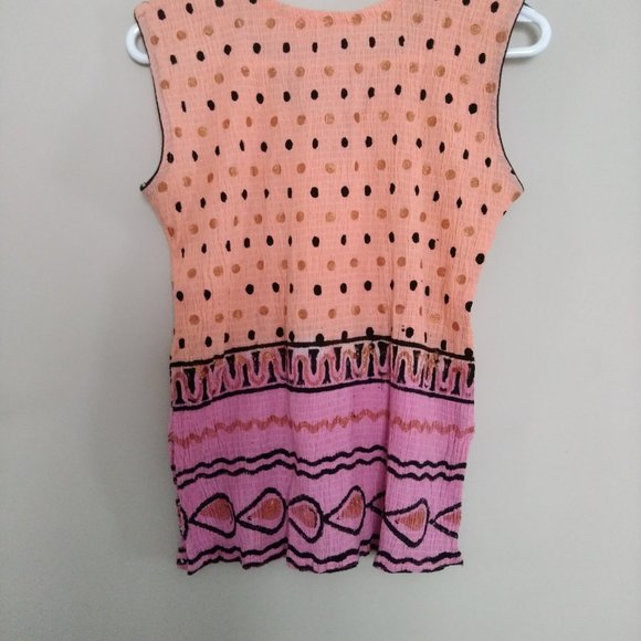 Beige and Pink top. Free size - Picture 3 of 3